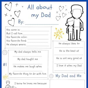 Questionnaire Fête des Pères - Tout sur les papas