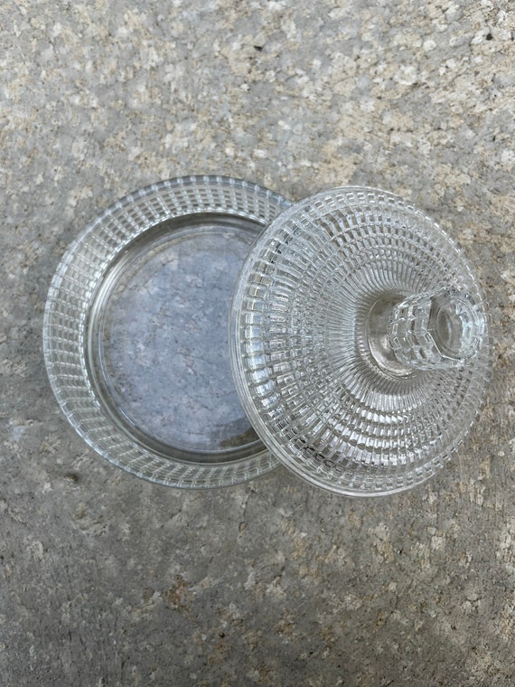 Vintage Covered Glass Bowl Etsy