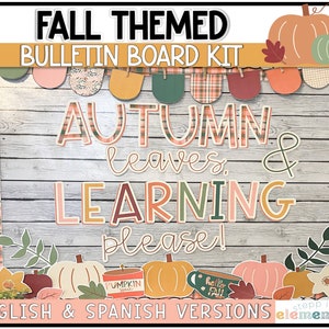 Fall Bulletin Board Kit | Autumn bulletin board | Fall decor | Fall Autumn Classroom Decor