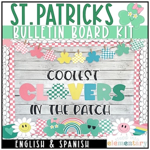 St. Patrick&#39;s Day Bulletin Board Kit | March Edition | St. Patrick&#39;s Day Classroom Decor