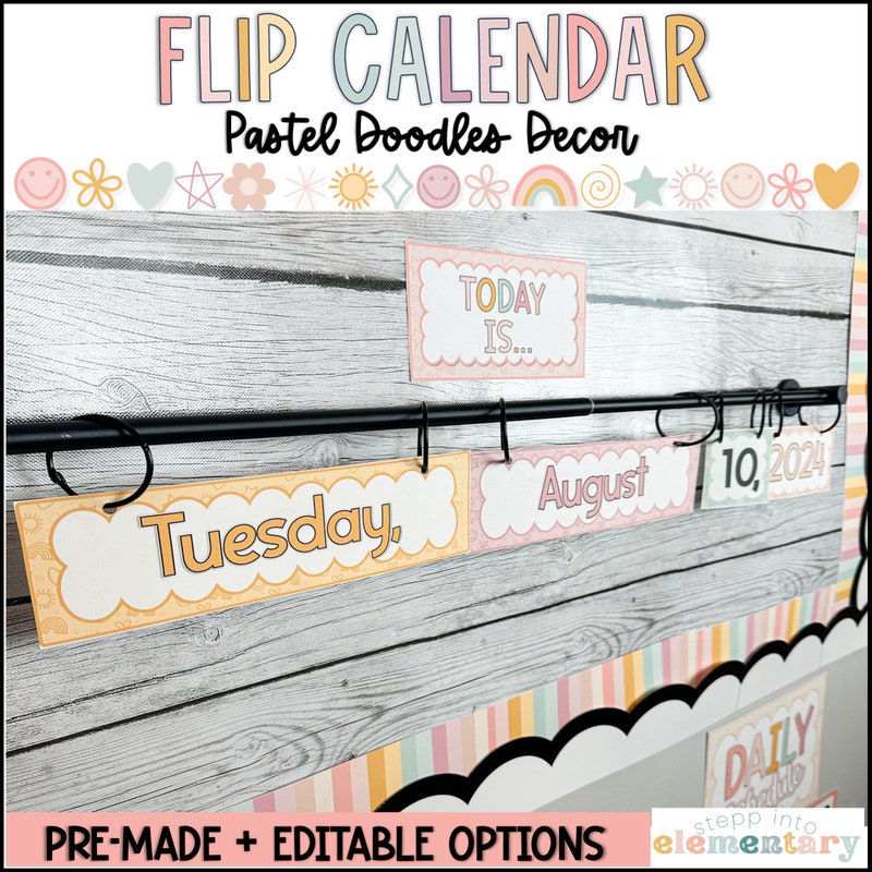 Flip Calendar - Etsy