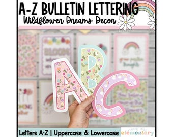 60 Stück Wildblumen-Pinnwand-Dekoration – Bunte Papier-Ausschnitte Für Klassenzimmer & Kinderzimmer