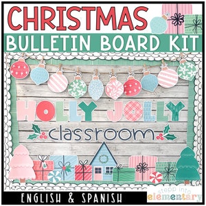 Christmas Bulletin Board Kit | December Bulletin Board | Christmas/Holiday Theme