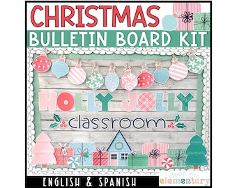 Christmas Bulletin Board Kit | December Bulletin Board | Christmas/Holiday Theme