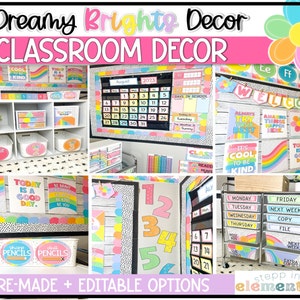 Dreamy Brights Classroom Decor | Trendy + Bright Classroom Decor 3,000+ Page Bundle!