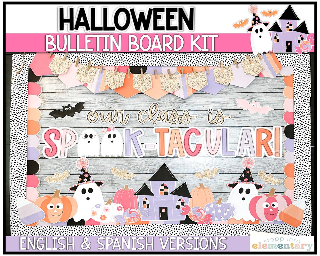 Halloween Bulletin Board Kit | Trendy Halloween Bulletin Board for ...