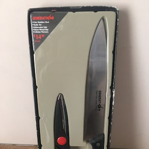 Generation Fine Stainless Kitchen Shear and Chef Knife
