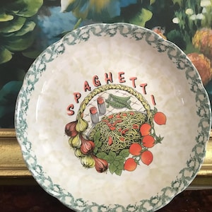 4 Pieces Exclusively For Mimart Made In Italy Spaghetti Serving Bowls