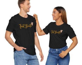Just Breathe Unisex T-Shirt | Inspirierendes T-Shirt | Motivierendes Geschenk für Männer & Frauen