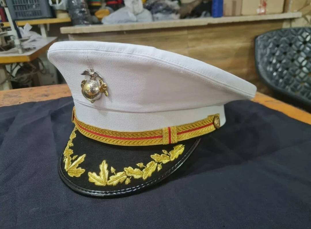 Usmc Field Grade White Dress Hat - Etsy 