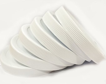 6 x 4 3/4 ID or 120mm poly lids w/poly liners. Great for heat canning. For use with 4 3/4" OD single thread jars