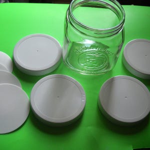 4 GOLDEN HARVEST CANISTER Replacement Lids + Liners - Jar Not Included - fast U.S.A. shipping
