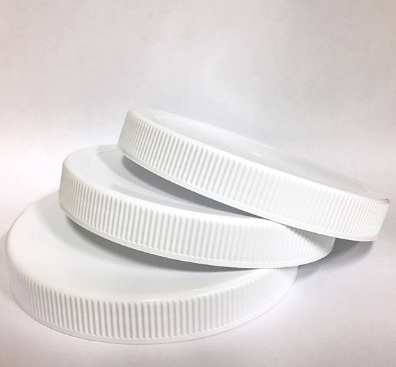 3 x 4 3/4 ID or 120mm poly lids w/poly foam liners. For use with 4 3/4" OD single thread jars