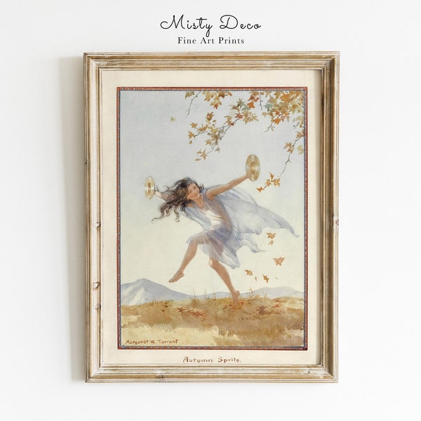 Margaret W Tarrant Fairy Tale Children's Book Illustration, Whimsical Fairytale Print Art, Enchanting Kids Room Decor.