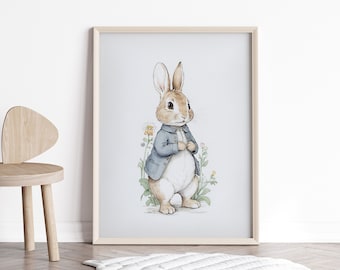 Beatrix Potter Peter Rabbit Illustration, Benjamin Bunny Nursery