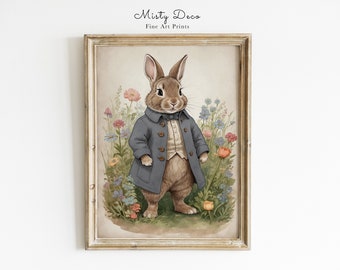 ビンテージのビアトリクス・ポターのピーターラビットのイラスト