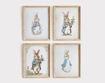Printable Peter Rabbit Beatrix Potter Illustrations Set of