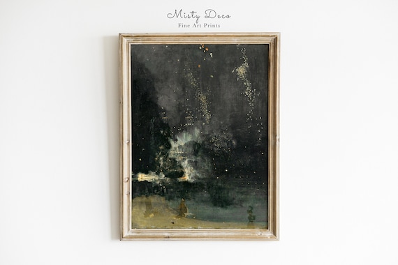 The Falling Rocket by James Whistler, Fine Art Print on Premium Paper.