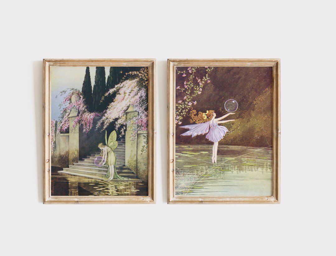 Whimsical Fairy Tale Wall Art by Ida Rentoul Outhwaite Kids Etsy