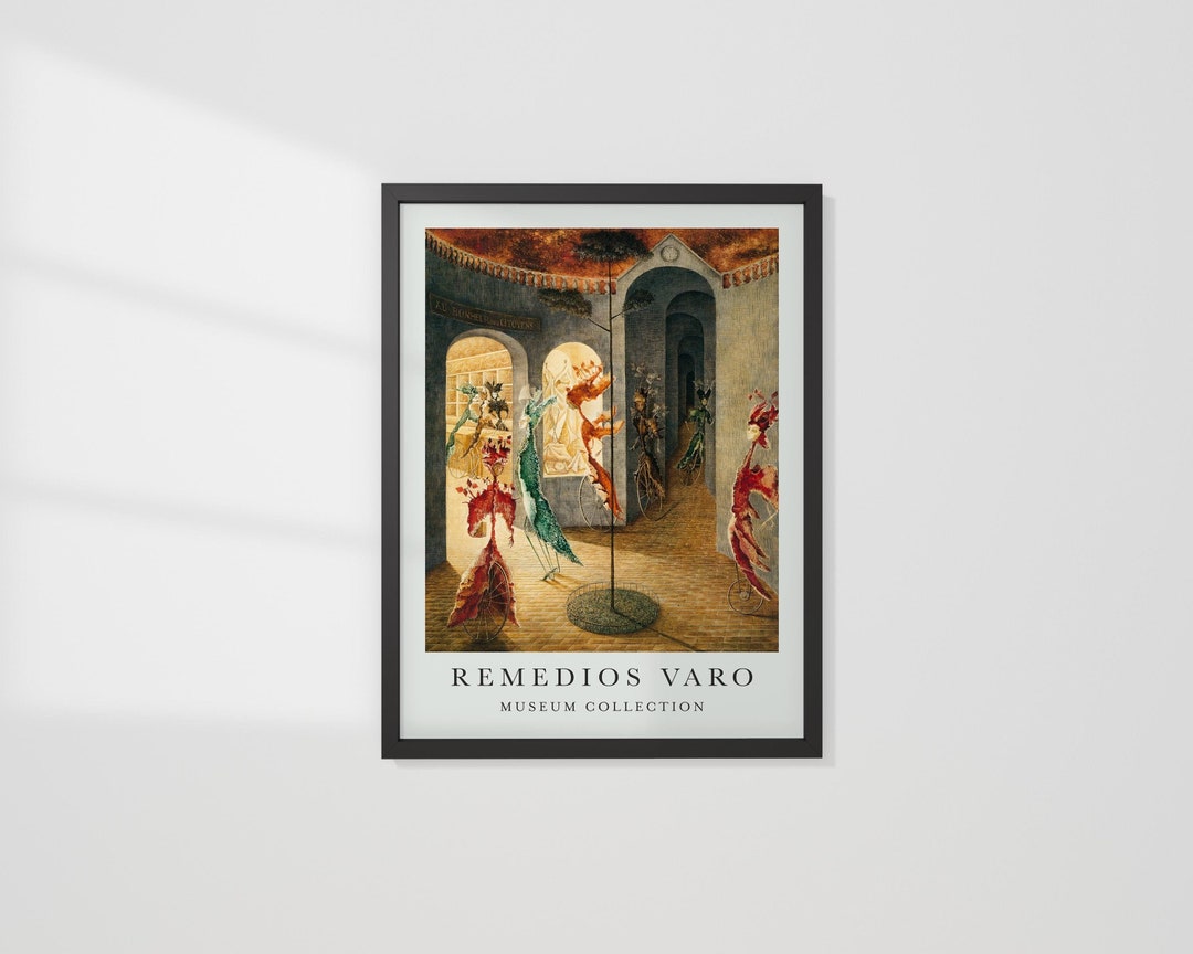 Digital Surreal Wall Art by Remedios Varo, Museum Collection, Vintage