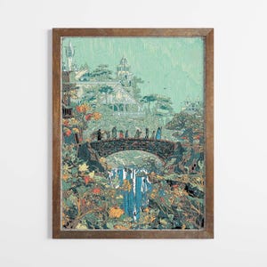 Ilustracja Retro Fellowship, wydruk artystyczny Power Ring Fantasy.