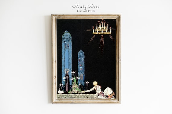 Fairytale Illustration by Kay Nielsen, Folktales Wall Art