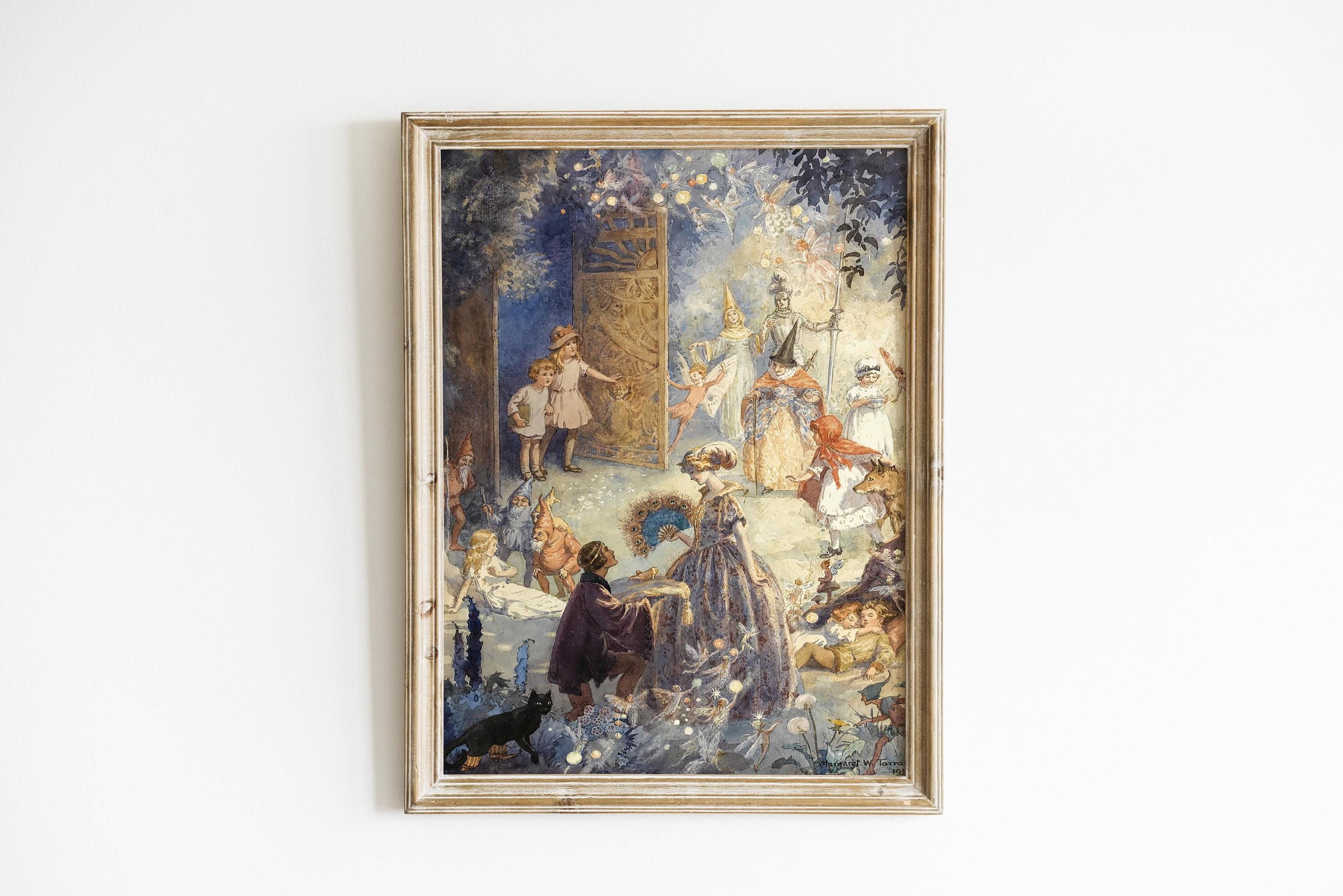 マーガレット タラントが保育園向けに描いた珍しい妖精のイラスト