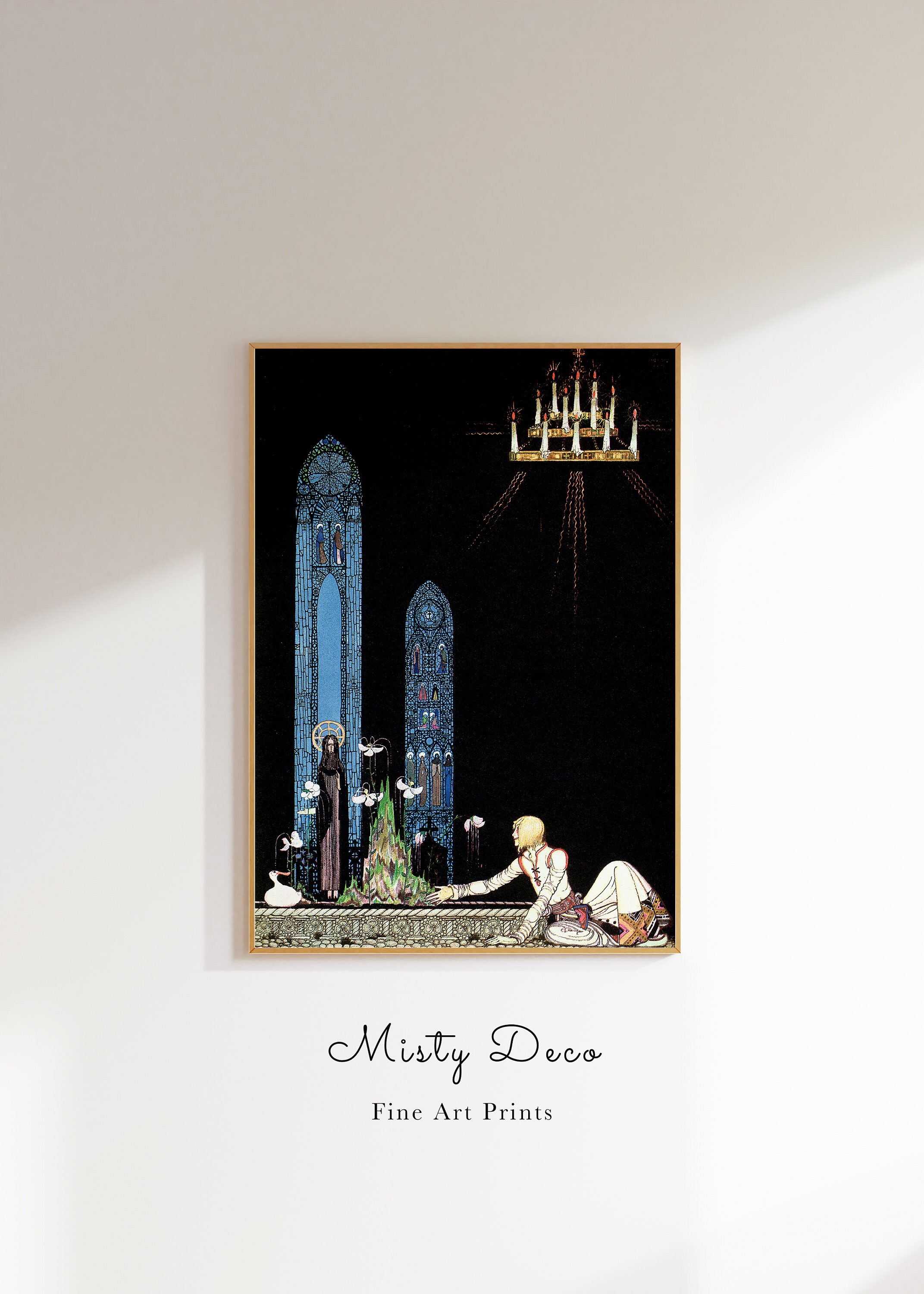Fairytale Illustration by Kay Nielsen, Folktales Wall Art