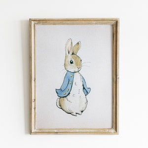 Printable Peter Rabbit Beatrix Potter Illustrations Set of 4, Nursery ...