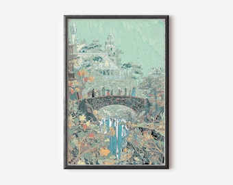 Retro Fellowship Illustration Printed on Premium Semi-Glossy Paper.