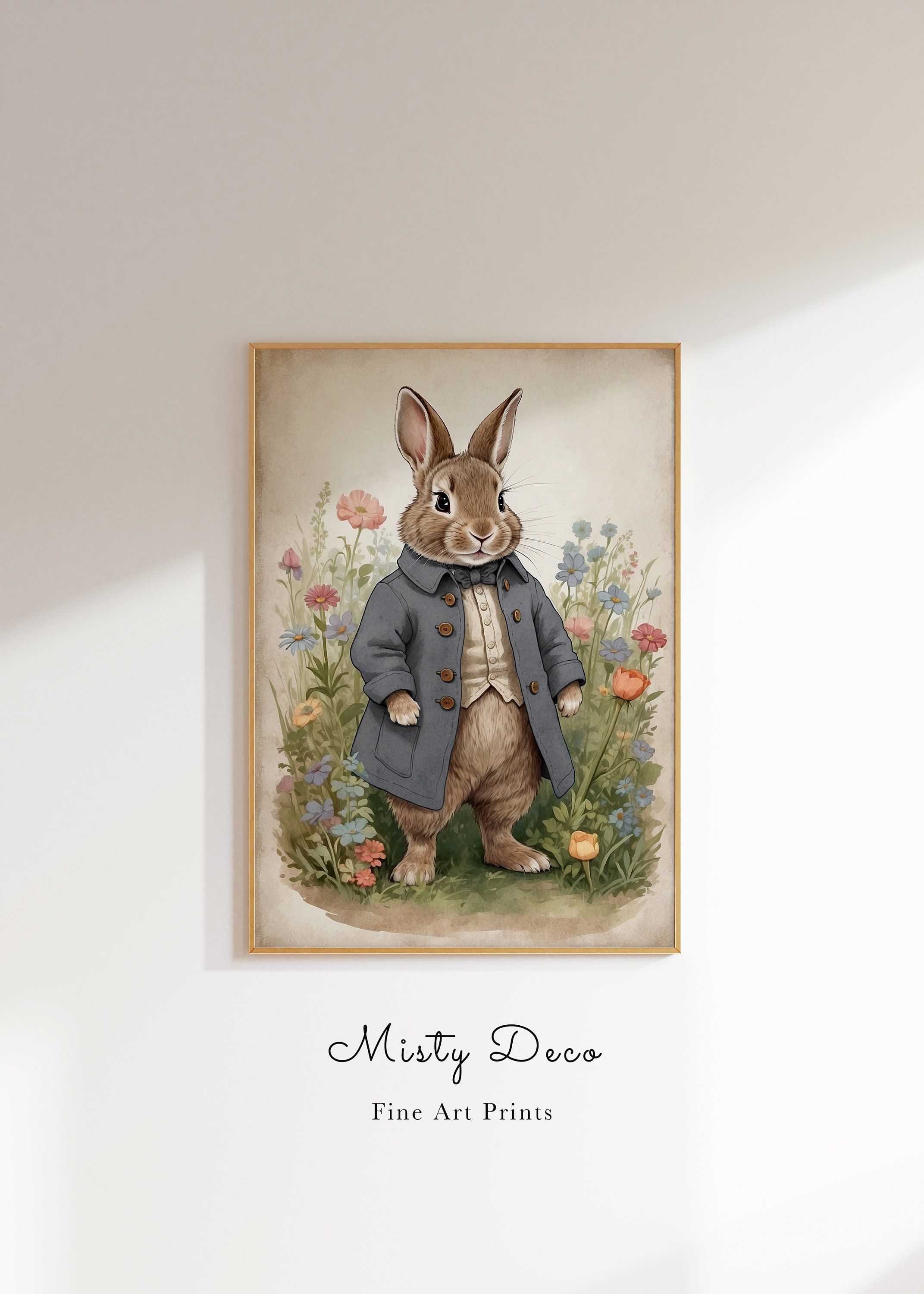 ビンテージのビアトリクス・ポターのピーターラビットのイラスト