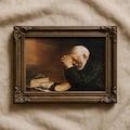 Grace By Eric Enstrom Fine Art Print, Man Praying Over Bread Wall Art, Vintage Christian Print of a Praying Man, Famous Christian Wall Art. product logo