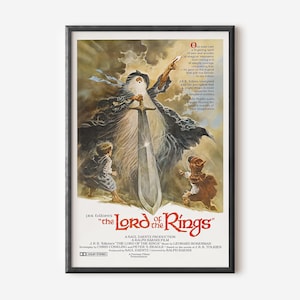 Retro Power Ring Movie (1978) Poster, Fellowship Fine Art Print.