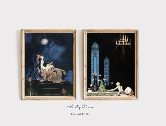 Fairytale Illustration by Kay Nielsen, Folktales Wall Art