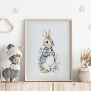 Printable Peter Rabbit Beatrix Potter Illustrations Set of 4, Nursery ...