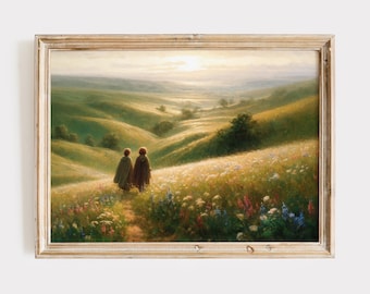 Alter Freund verlässt das Haus, Fine Art Print, Kraftring Fantasy Poster, Gemeinschaft Druck.