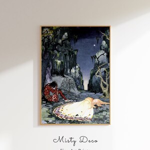Printable French Fairytale Wall Art by Frances Virginia Sterrett, Children's Room Wall Decor. image 2