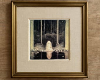 Impression d'art John Bauer. art mural vintage. Affiche vintage de Tuvstarr. Impressions vintage sélectionnées. Poster papier mat premium