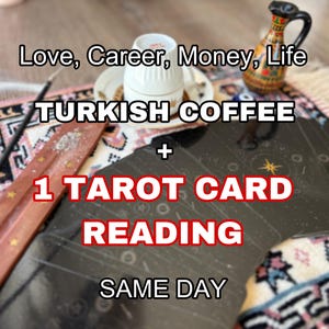 Leitura de café turco, leitura de cartas de tarô, leitura espiritual, leitura física completa, leitura de xícaras