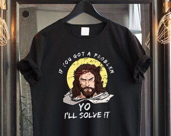 Funny Jesus Yo I&#39;ll Solve It Vanilla Ice SVG PNG PDF Digital Print Download Sublimation