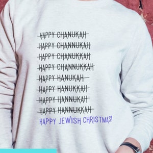 Divertente Hanukkah Come scrivere Chanukah Ebraico Chrismukkah SVG PNG PDF Stampa digitale Scarica Cricut Sublimazione