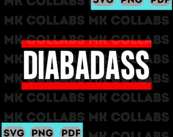 Concientización sobre la diabetes tipo 1, diabetes tipo 2, SVG, PNG, PDF, impresión digital, descarga y sublimación.