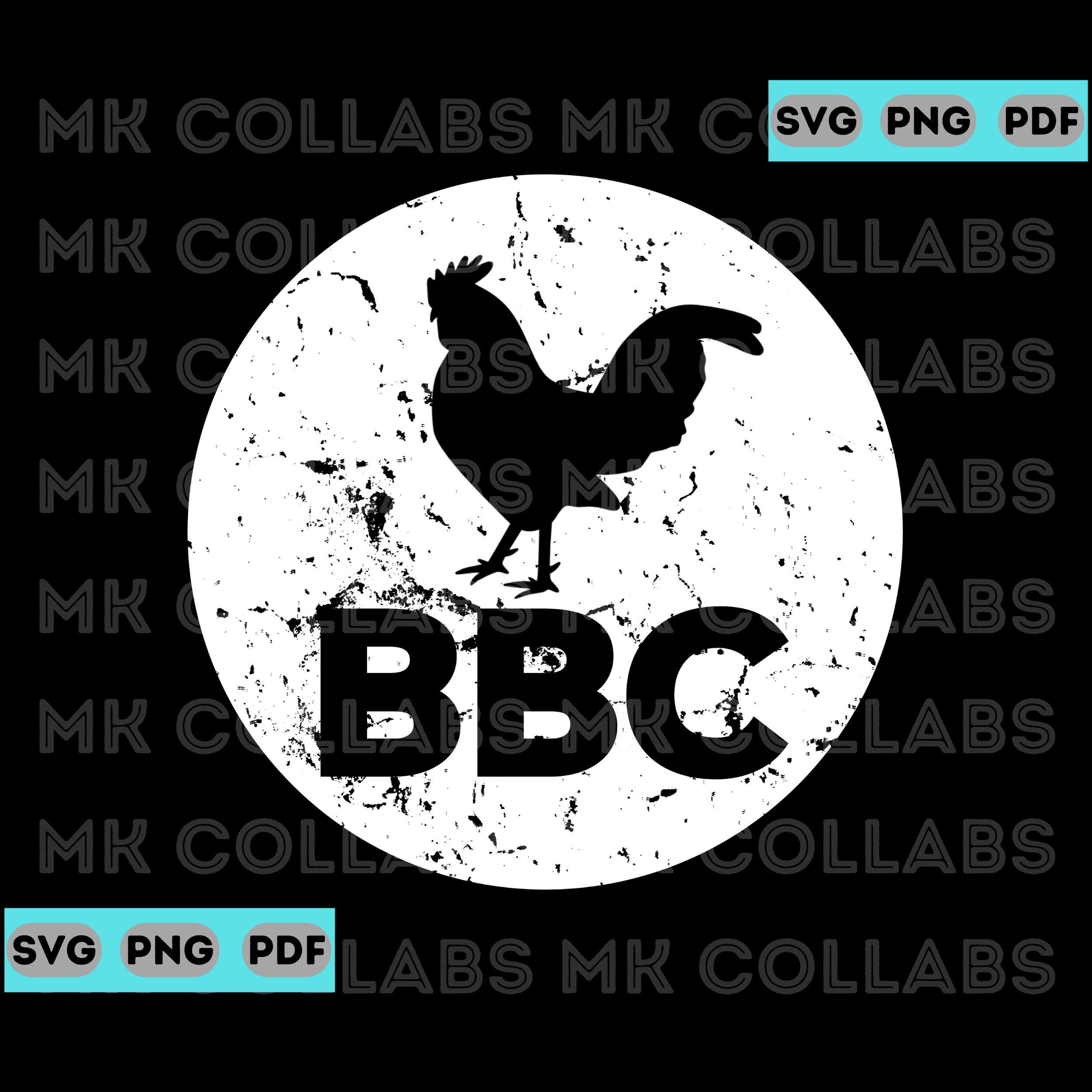 BBC Jokes Funny Cock Rooster Big Black Cock Wall Art SVG PNG PDf Digital Print Sublimation Cricut