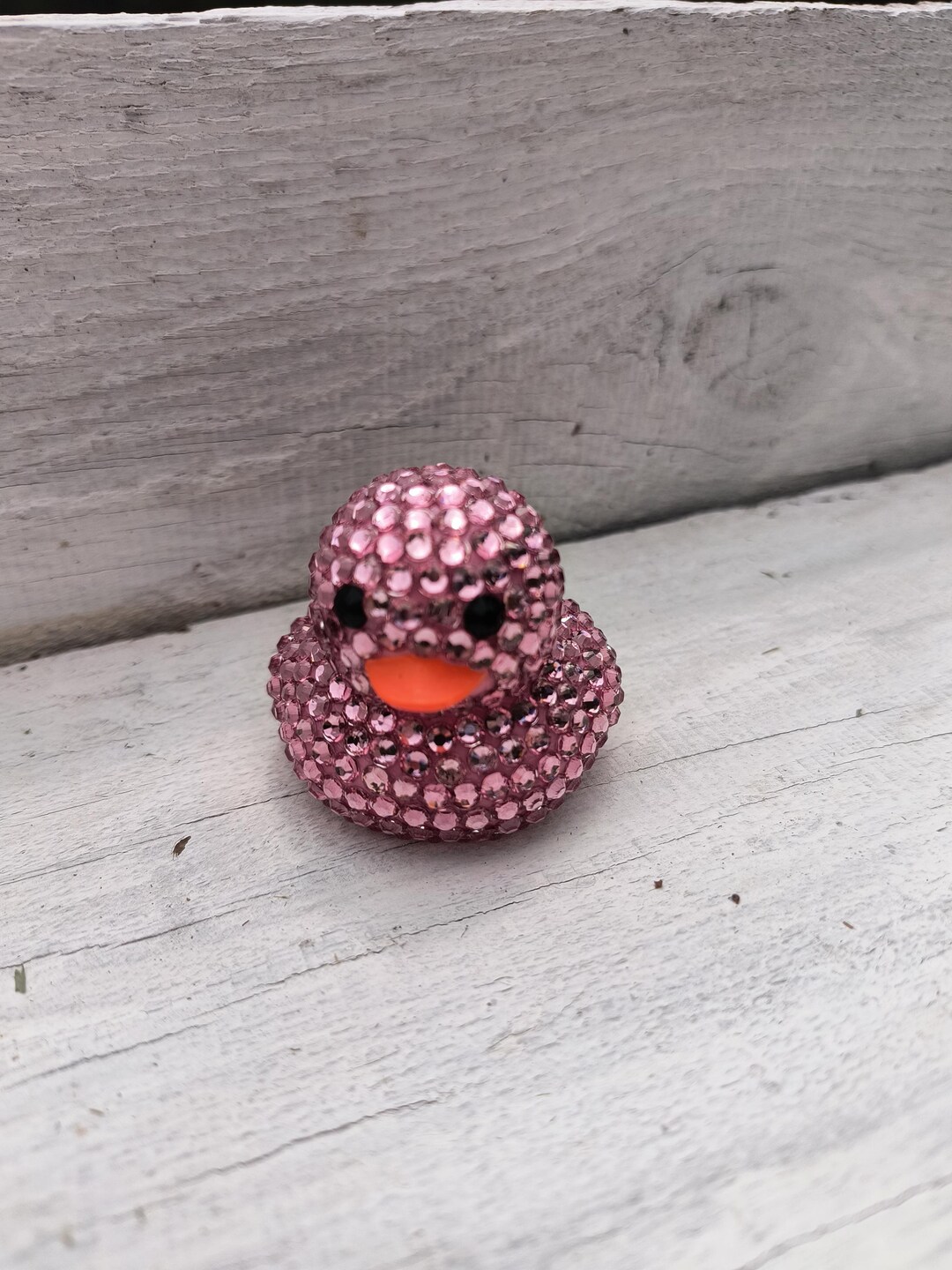 Pink Rhinestone Rubber Duck Medium Size Ducking - Etsy