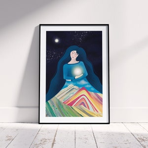 Forever in my heart, commemorative art print, pregnancy loss print, baby loss keepsake, miscarriage art print, baby loss gift