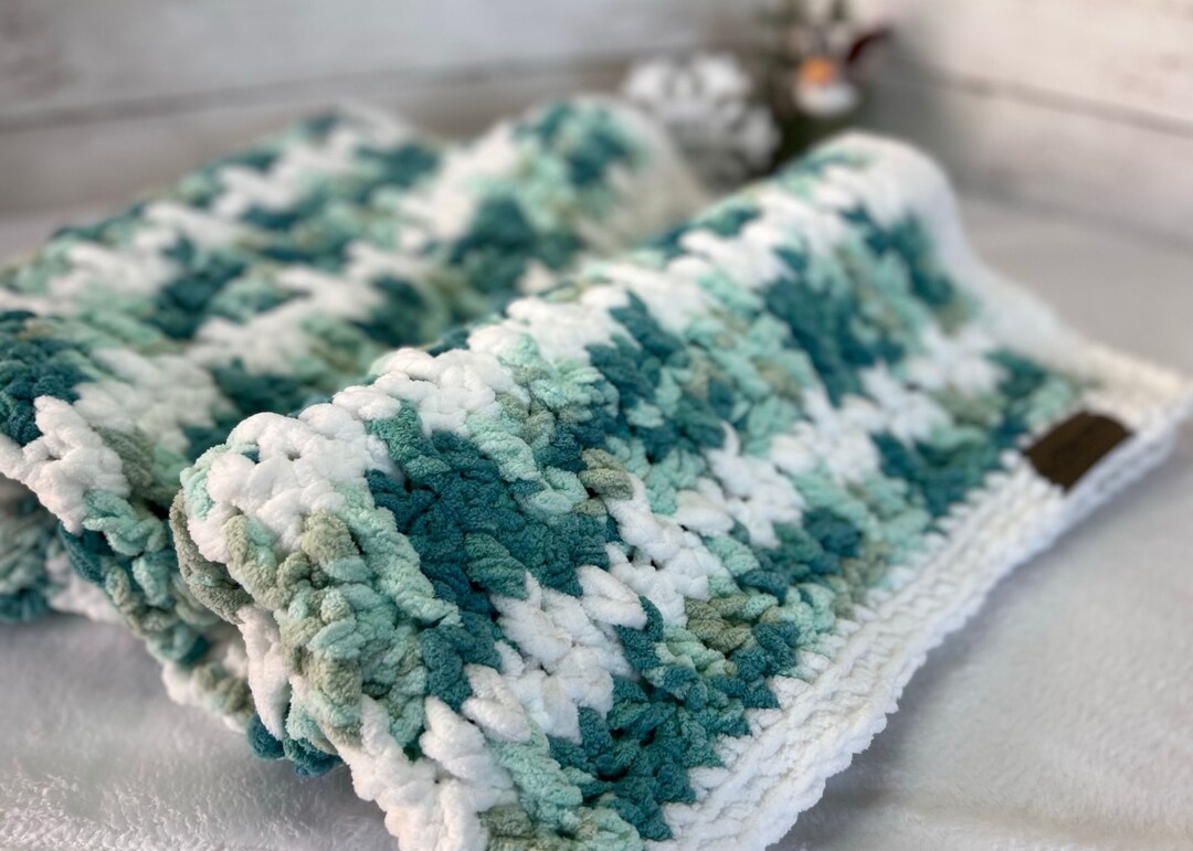 Juliana Baby Aqua Green Knitted Blanket main image 0