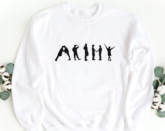 BTS Sweatshirt, Pop Inspired Sweatshirt, Poly Top, Army Fan, Jin, RM, Jungkook, J-Hope, Suga, V, and Jimin, Bts Shirt, BTS Army Fan Gift