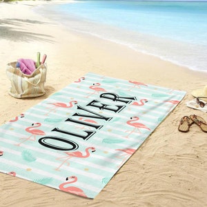 Flamingo Beach Towel 