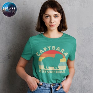 Retro Capybara Shirt, Vintage Capybara Tee, Funny Capybara TShirt, Pet Lover Gift, Animal Shirt, Cute Capybara Gift