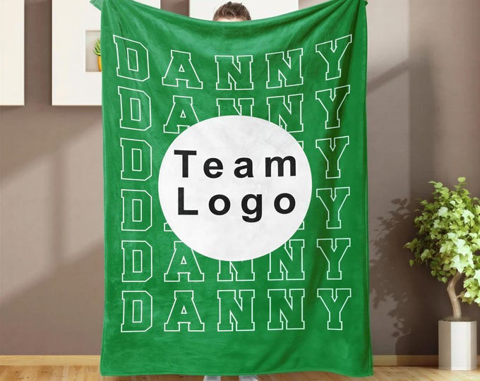 Custom Team Logo Blanket: Personalized Sports or Corporate Gift